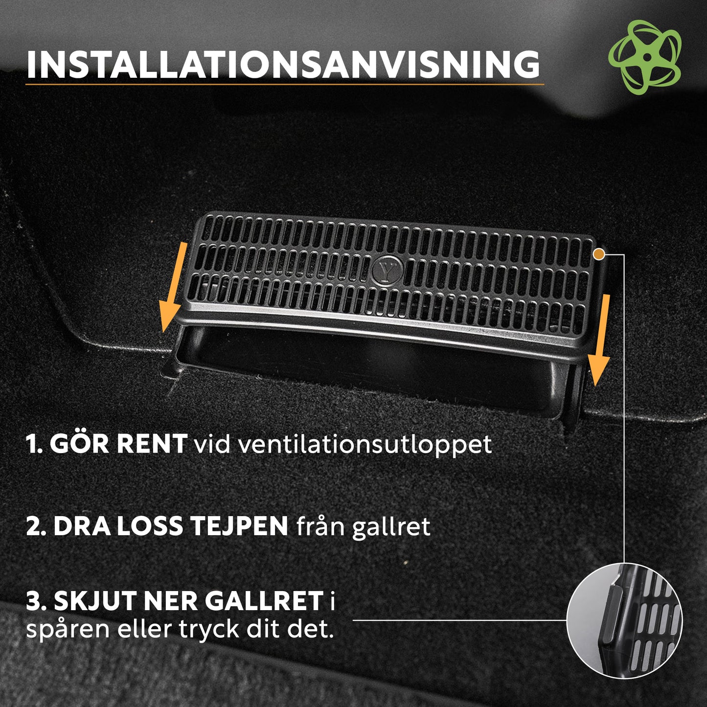 Tesla Model Y Galler för Ventilationsutlopp 2st