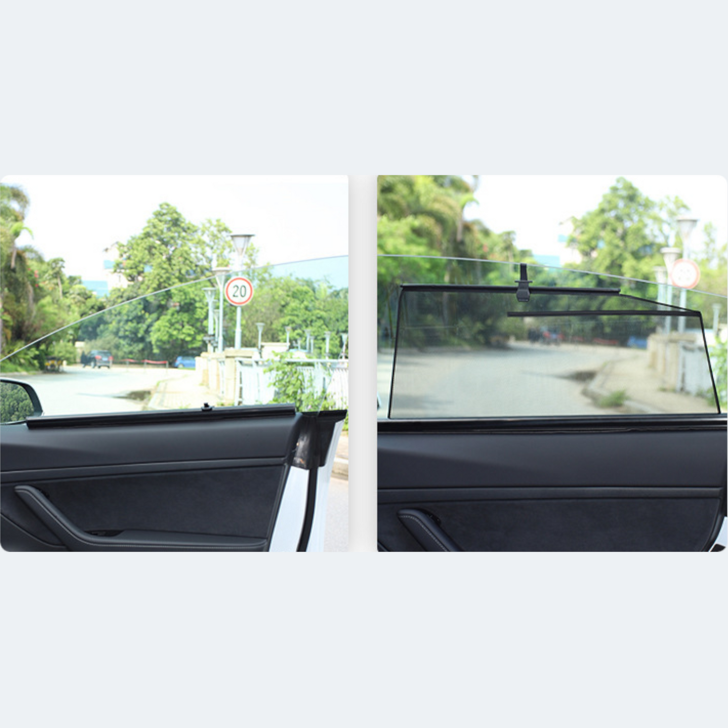 Tesla Model Y Sun protection, Rear roller blind (2pcs)