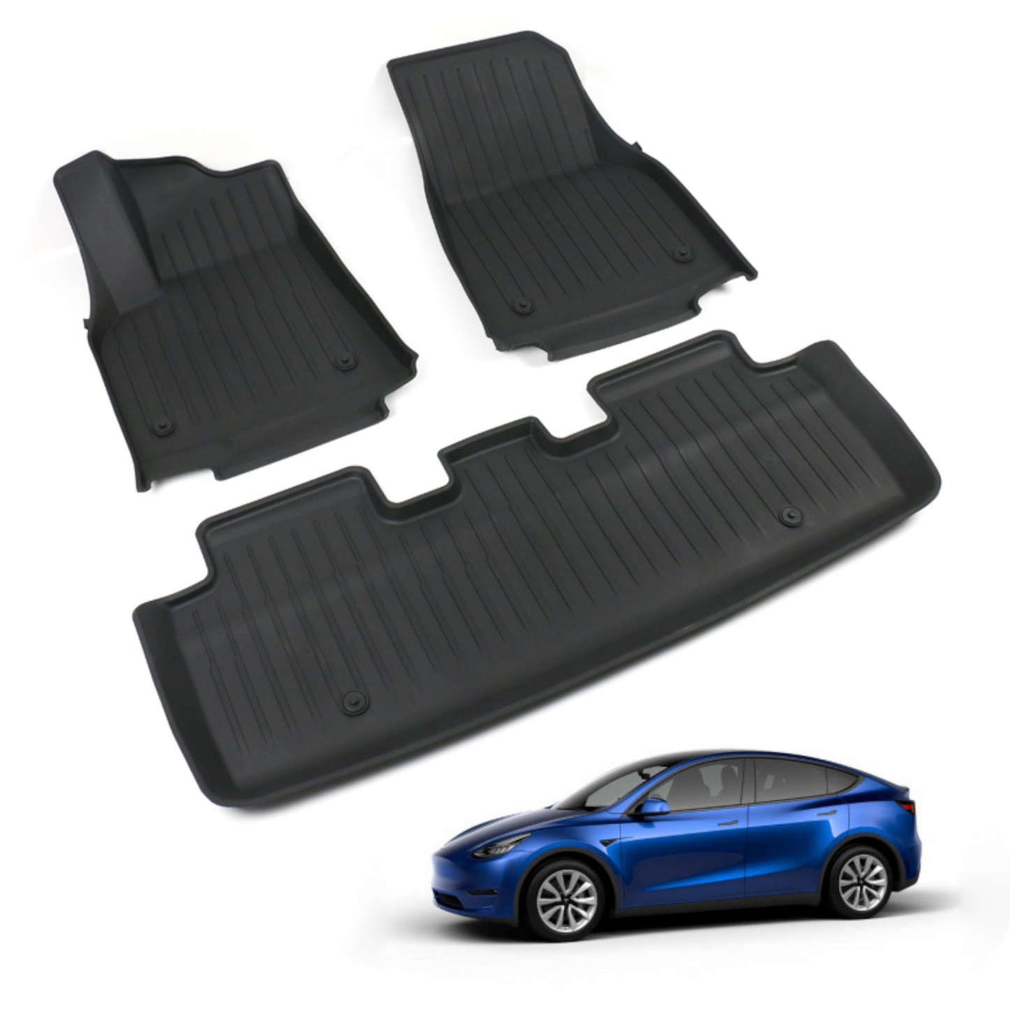 Tesla Model Y TPE Interiörmattor V2