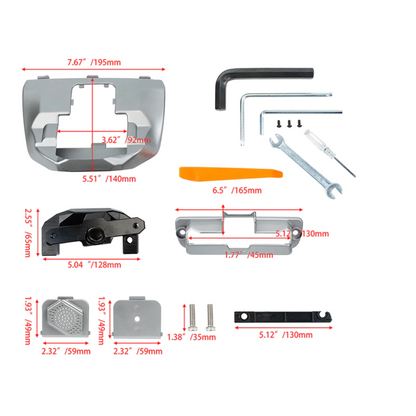 Kit for rotating screen for Tesla Model Y and Model 3